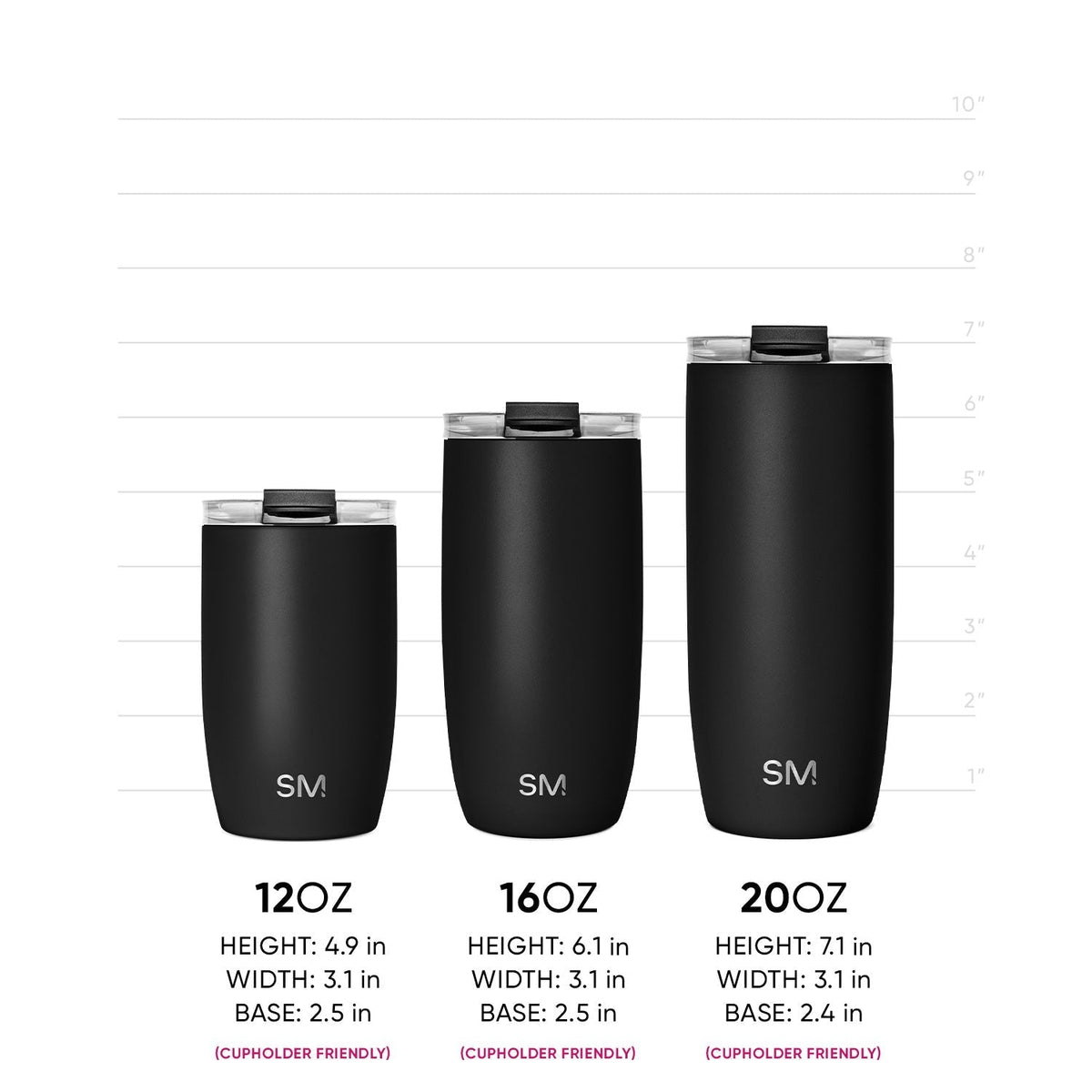 Voyager Tumbler with Clear Flip Lid & Straw