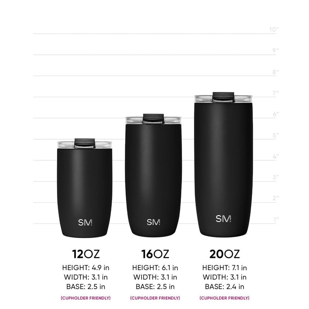 Voyager Tumbler with Clear Flip Lid & Straw
